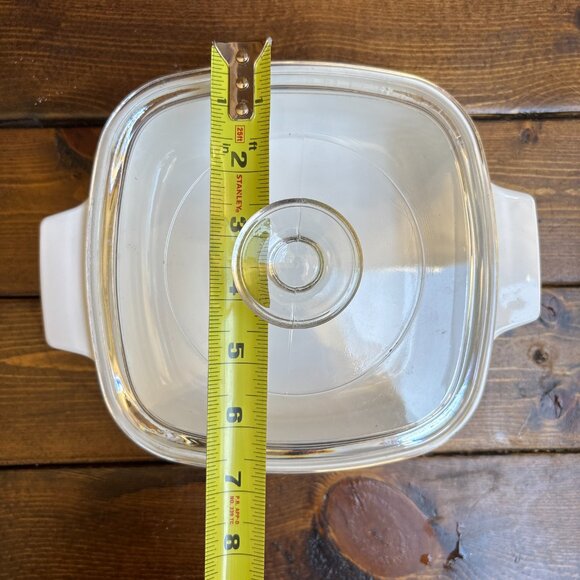 Vintage CorningWare Casserole Dish with Lid – Floral Vine Pattern - Picture 5 of 6